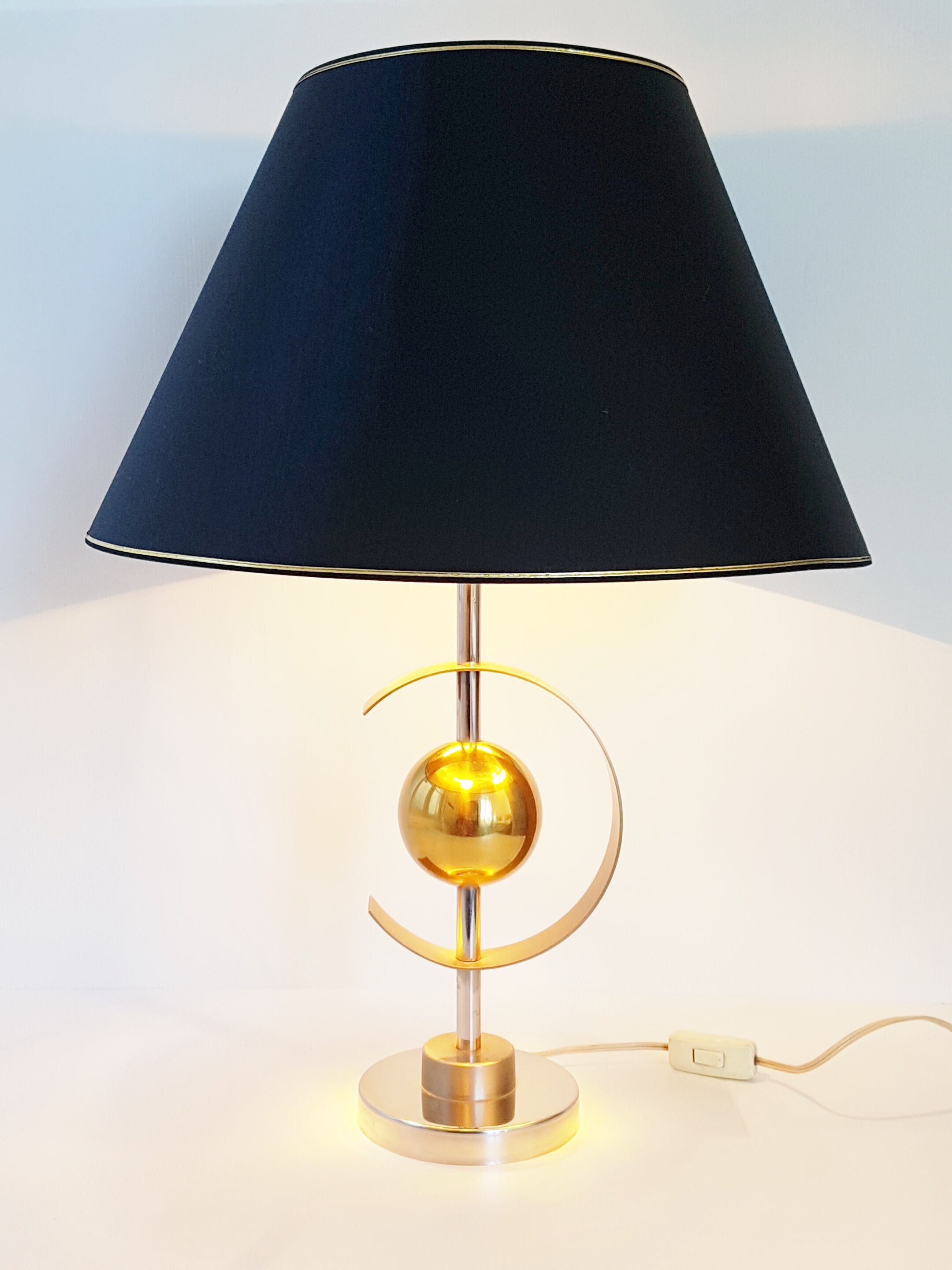 1970 Golden Ball table lamp