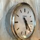 Industrial clock lepaute polished edges rounded 31 cm