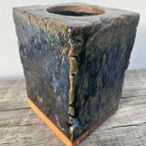 Vase de potier en grès émaillé