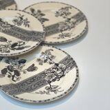 Floral iron earth plate