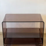 Smoked Plexiglass furniture by Éric Maville