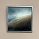 Original Swedish Oil on Panel – “The Surface” by Leif Johansson– Vintage & Framed – 30 × 30 cm (11.8" × 11.8")