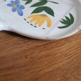 Ceramic pottery from the marsh with floral pattern