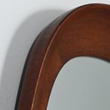 Swedish G&T oval mirror in teak