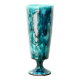 Blue chalice-style vase by Jean Robert Forget, 70s