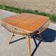 Vintage rattan coffee table