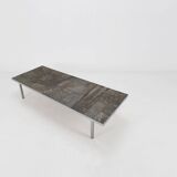Brutalist Coffee Table Handmade and signed by Pia Manu, 1960s