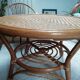 Rattan coffee table