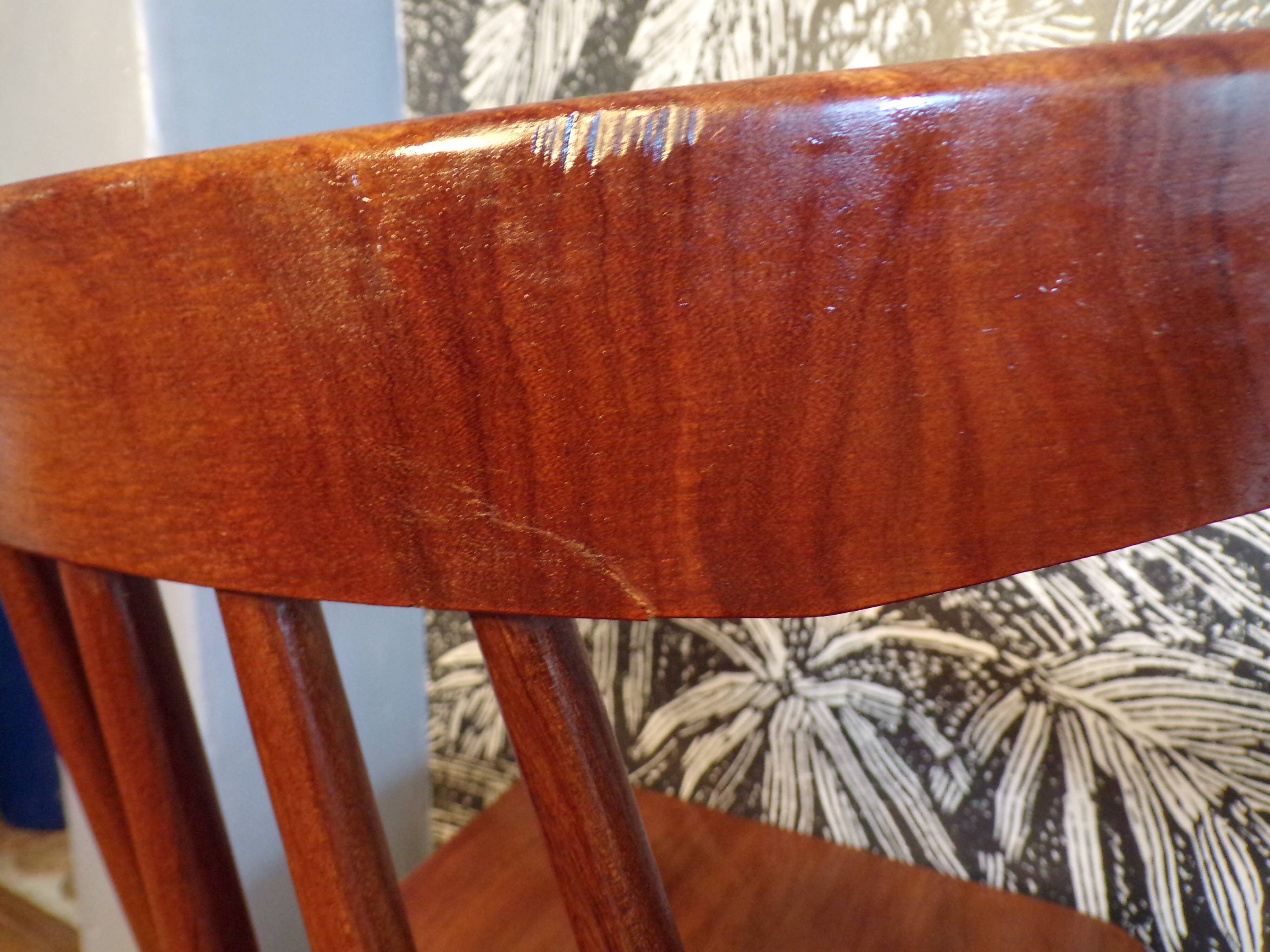 Trio of poul volther 370 frem røjle chairs