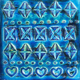 1960s Bitossi ashtray/catchall by Aldo Londi Blue Rimini Collection