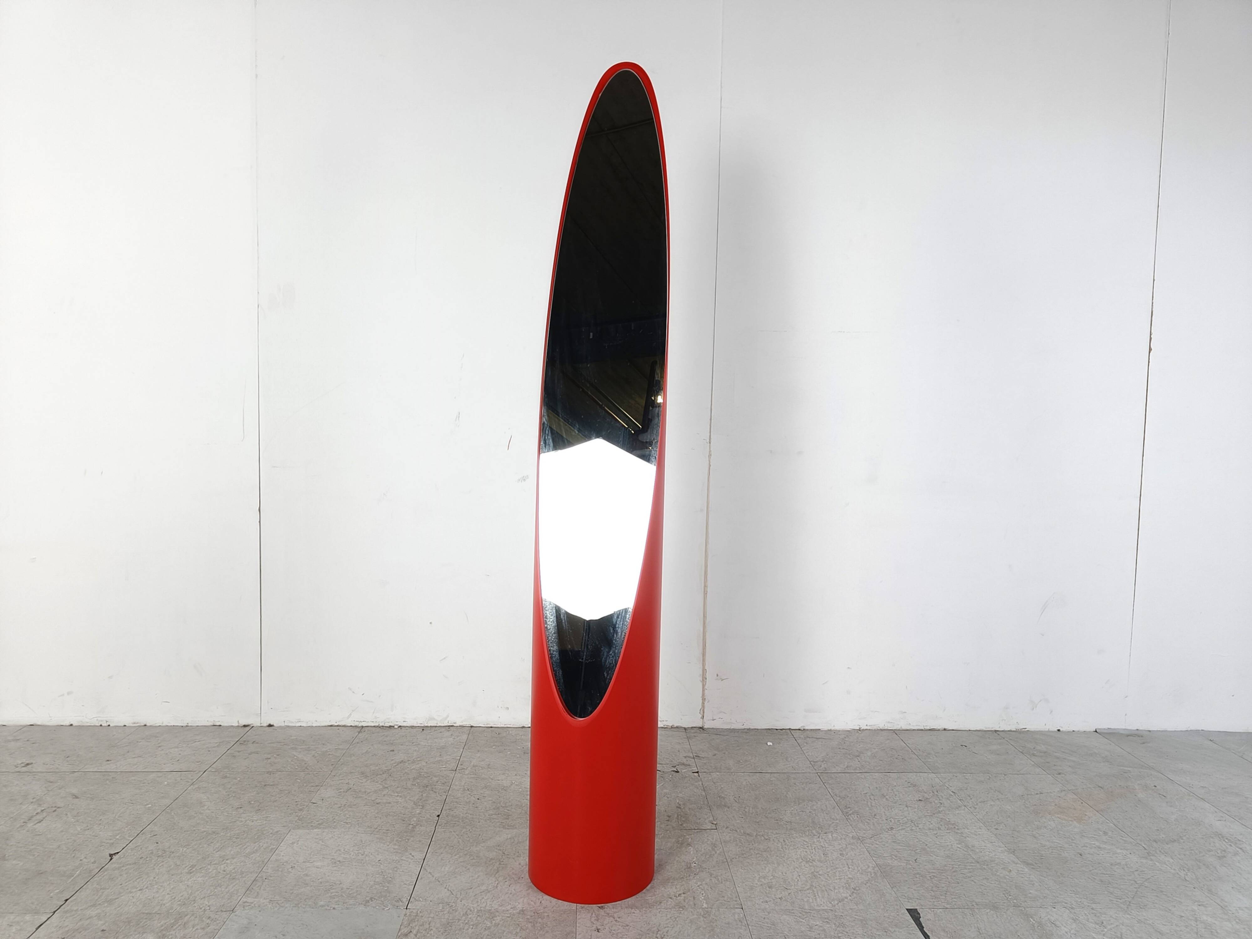 Unghia Mirror by Rodolfo Bonetto, Italy 1970s