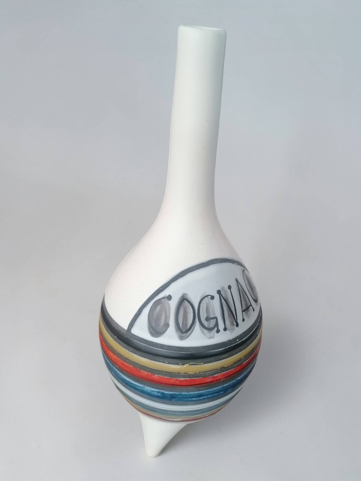 Ceramic Cognac Bottle by Roger Capron - Vallauris 1960s