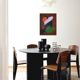 Lovers minimalist couple painting