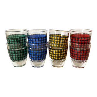 Vintage shot glasses 60s