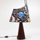 A pair of post-modern Missoni table lamps by Massimo Valloto, Italy, 1980s.