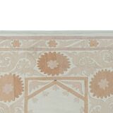 Hand knotted rug, vintage Turkish rug 108x127 cm