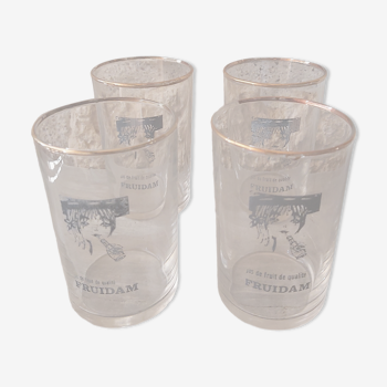 Lot de 4 verres à jus de fruits fruidam