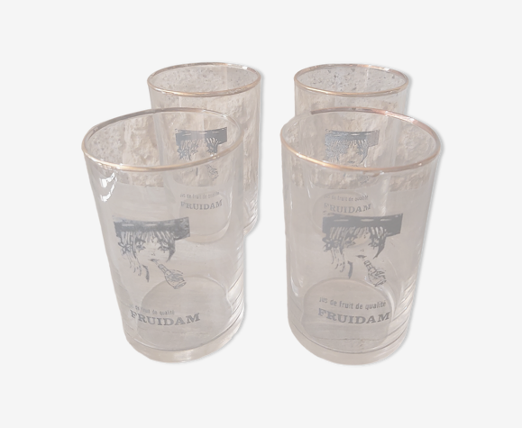 Lot de 4 verres à jus de fruits fruidam