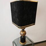 70s lamp in 70s Hollywood Regency design