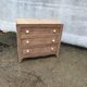Commode art déco en bois naturel