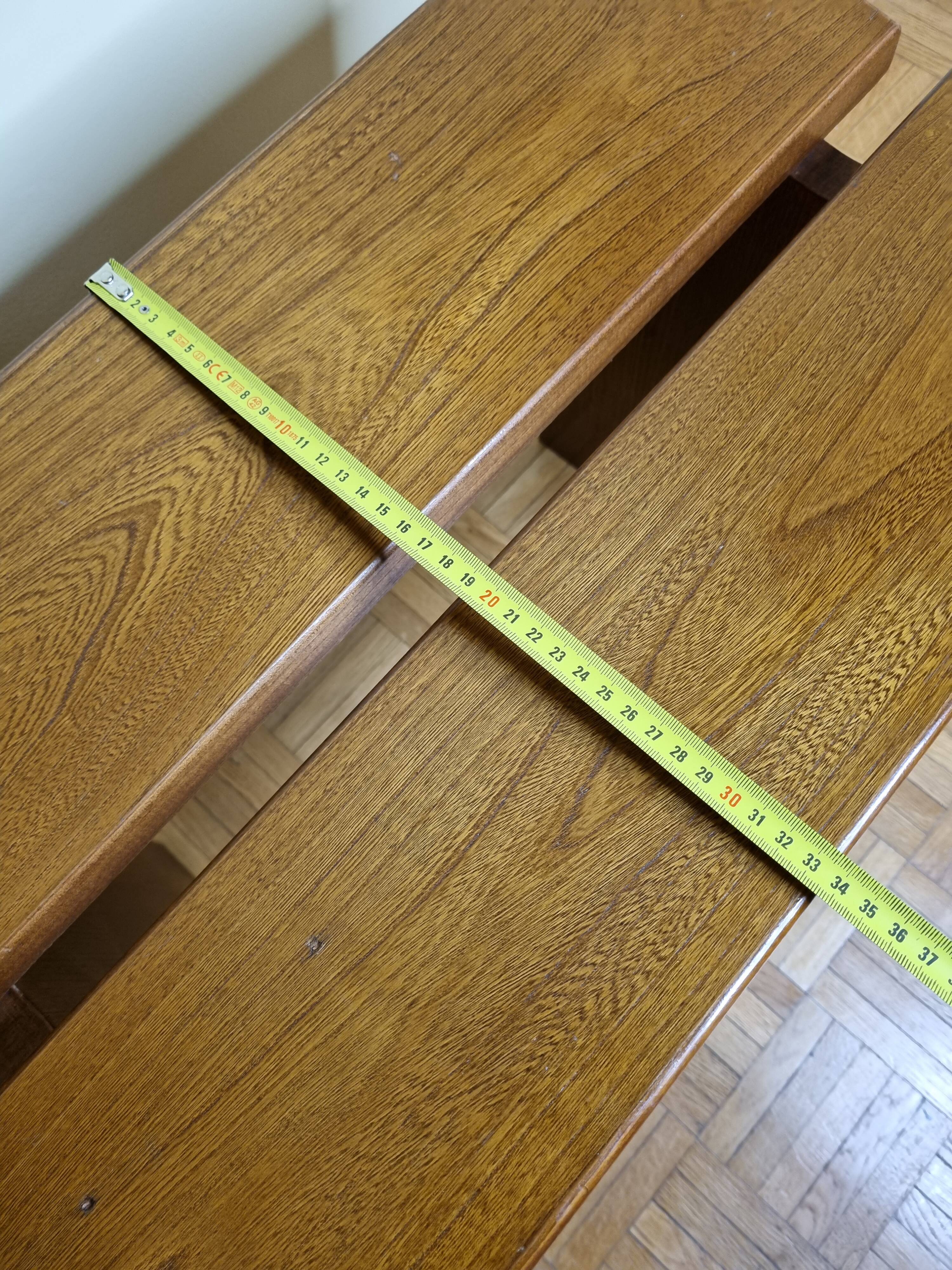 Solid wood bench "Gautier" vintage, 60s-70s