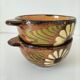 Vintage ear bowl duo