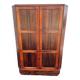 Vintage Scandinavian Wahl Iversen corner cabinet in Rio rosewood 1960