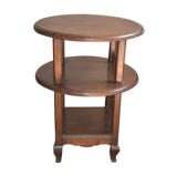 Side table with 3 oak levels