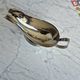 Vintage sauce boat on pedestal Guy Degrenne – 18/10 stainless steel shiny