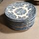 Flat plates Porcelaines Churchill the Georgian collection :17cm ○ 12 pieces.