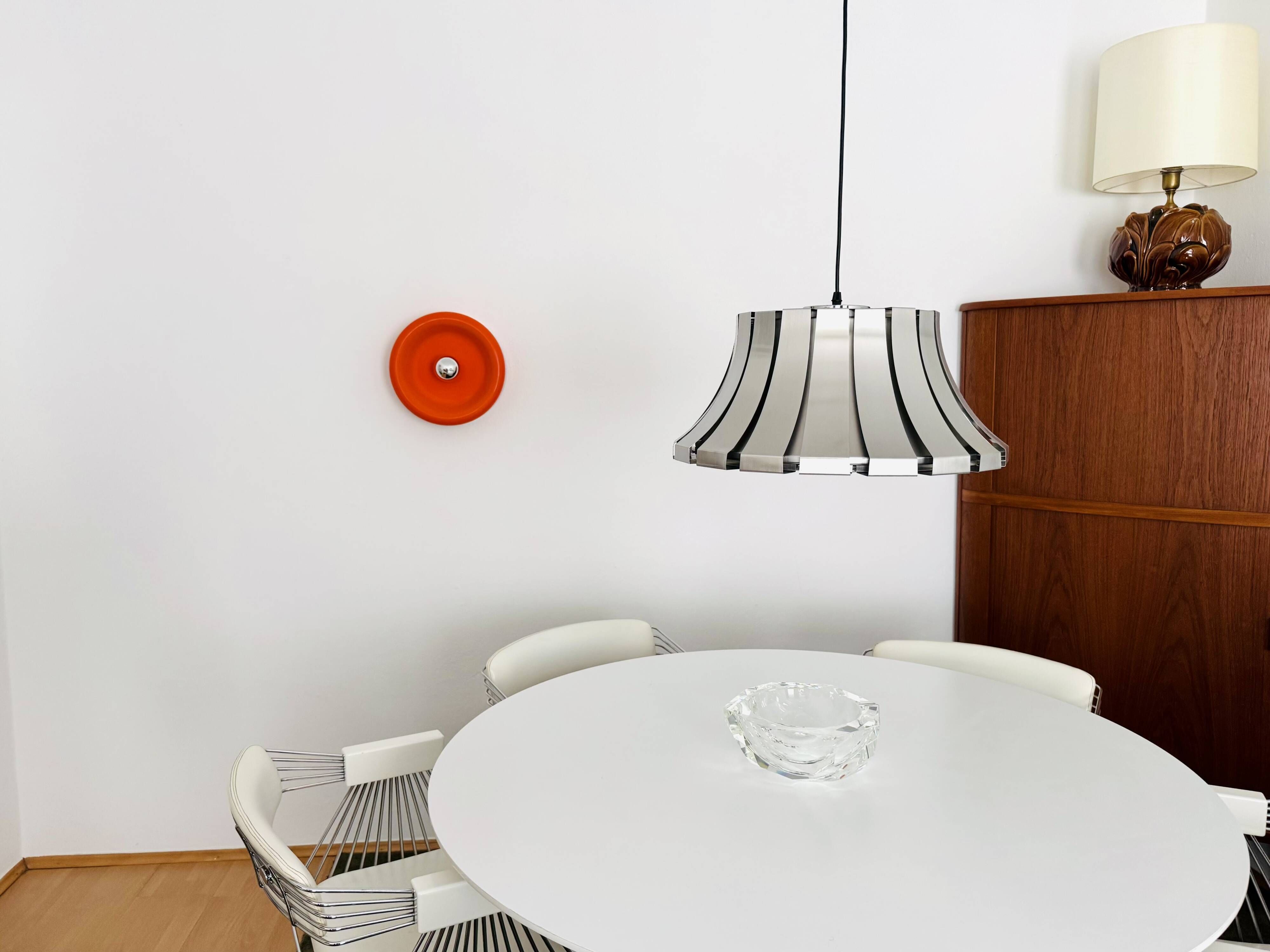 Set of 3 1970s XL Ufo Wall or Ceiling Lamps from Staff