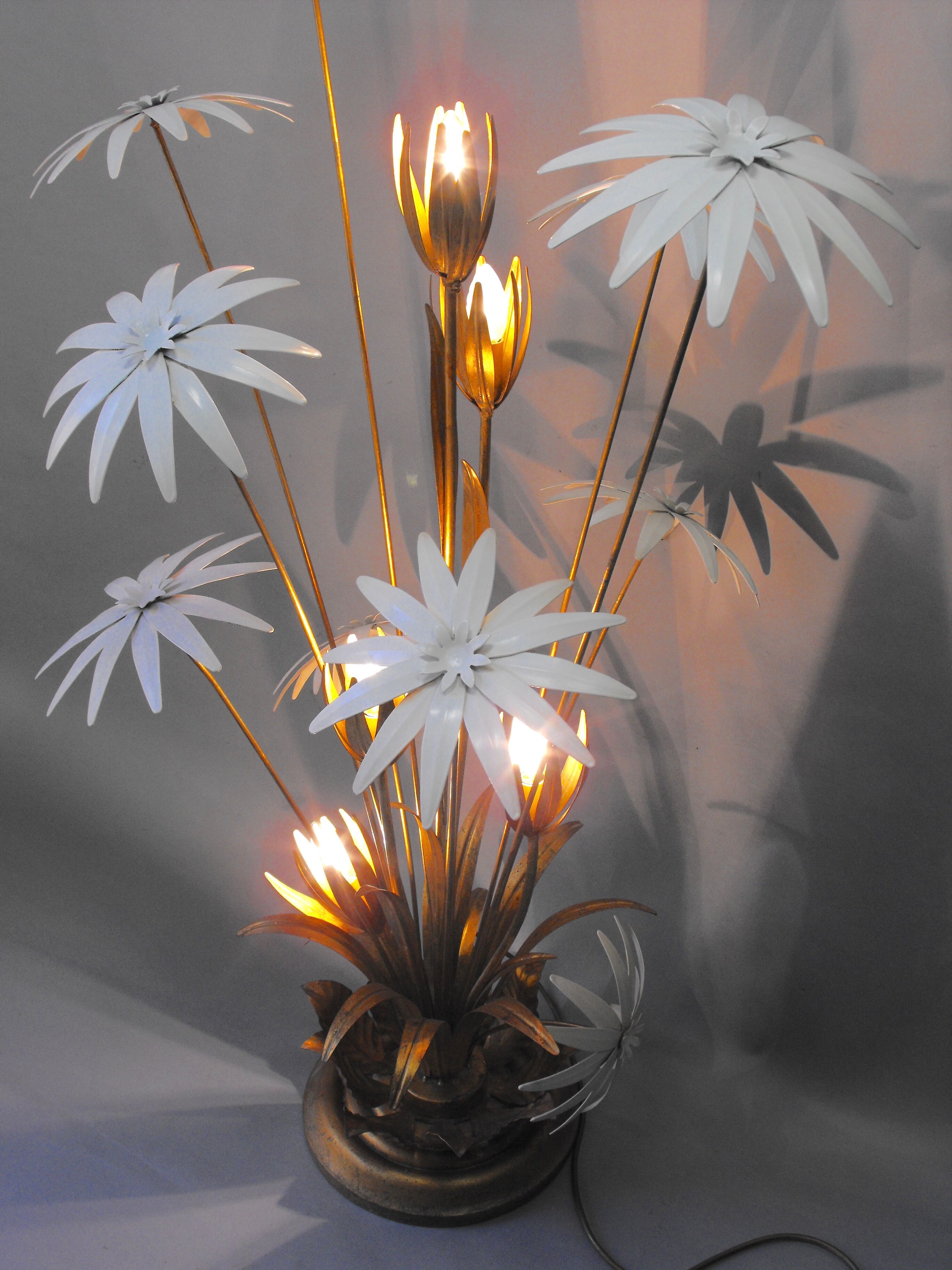 Floral lamp by Hans Kogl from the 70s.
