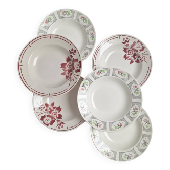 Vintage soup plates