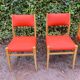 Ensemble de 4 chaises vintage