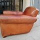 Leather club chair from the 1940s