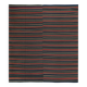 Vintage Turkish kilim, handwoven, 303x343 cm.