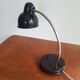 Lampe de bureau vintage noire VEB Leuchtenbau 1950
