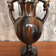 baluster vase jérôme massier de vallauris glazed terracotta