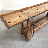 Large antique carpenters working table
