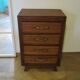 Commode 4 tiroirs style Art Déco, années 50