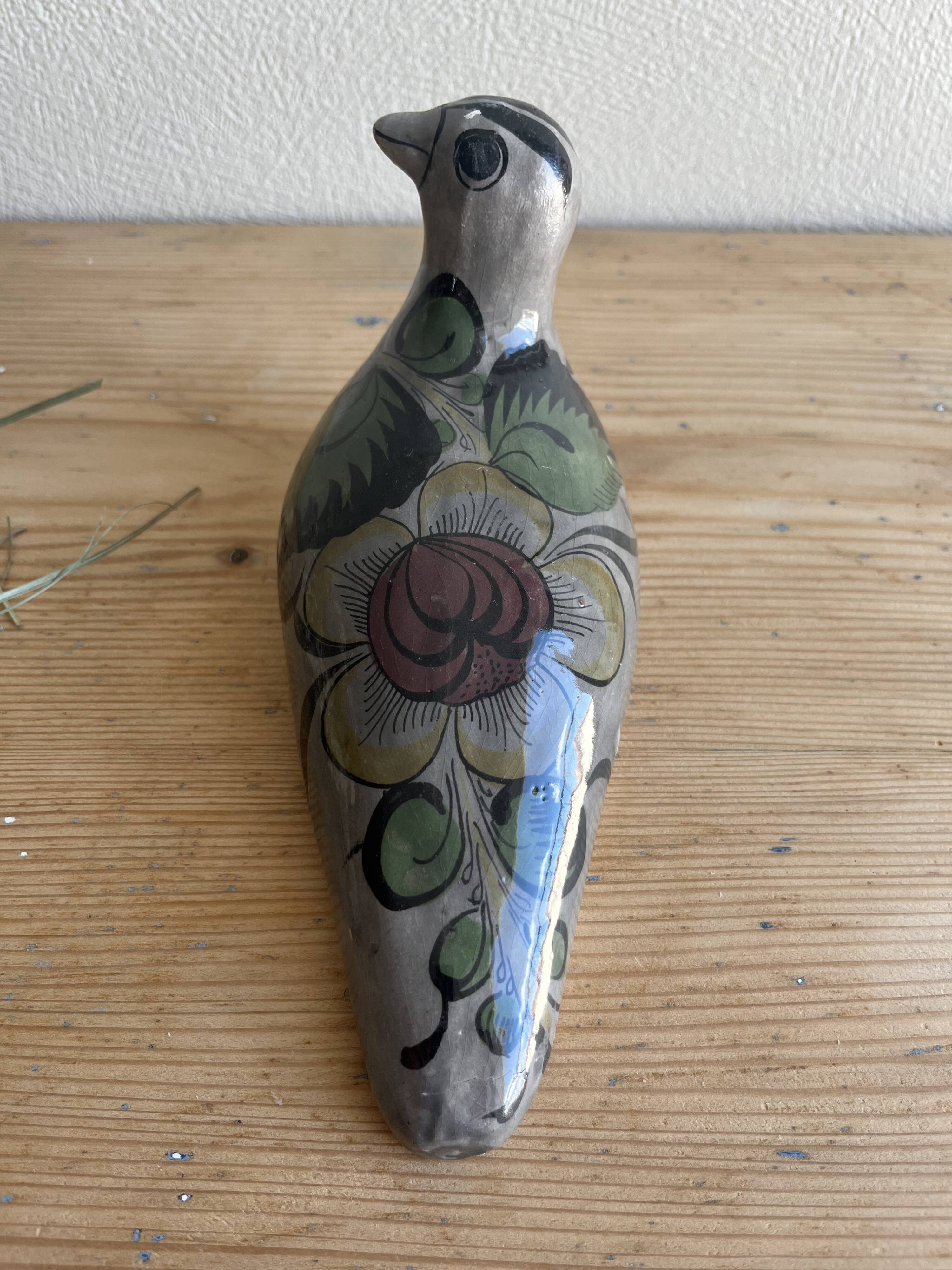 Vintage ceramic Mexican bird