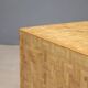 Vintage wooden coffee table with inlays, Italian design, 1970s.