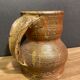 Pitcher in stoneware of the Borne signed B. Fabre