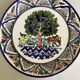 Wall plate Armenian pottery from Jerusalem: tree of life