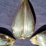 Set of 6 brass cups