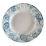 Plat ancien en faïence Terre de Fer Boulenger Choisy le Roi, Modèle Derby, numéroté en creux 2.