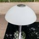Mushroom table lamp WOFI Leuchten – Chrome metal & frosted glass