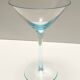 Light Blue Murano Glass Cocktail Set of 6 Glasses and a Pitcher by La Murrina