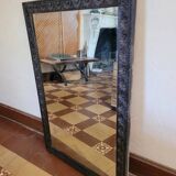 Old carved wood mirror
