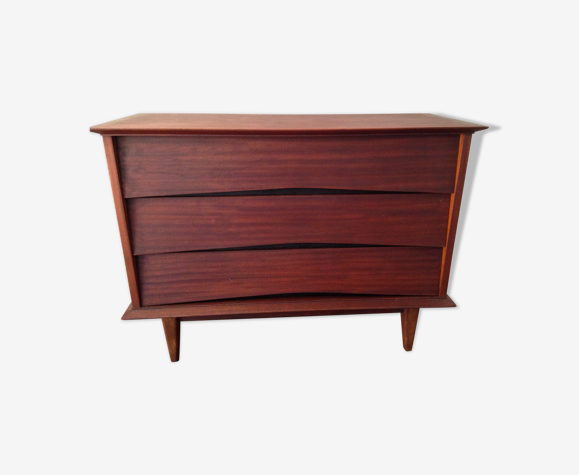 Commode en teck 1950